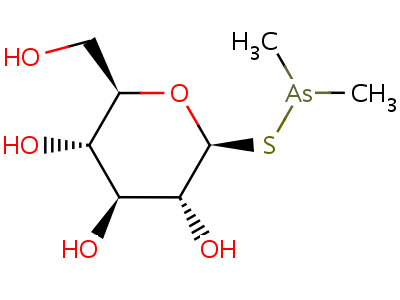 1-S-dimethylarsino-1-thio-beta-d-glucopyranosideStructure,50604-20-1Structure 1-S-dimethylarsino-1-thio-beta-d-glucopyranoside Structure,50604-20-1Structure