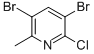 2-Chloro-3,5-dibromo-6-methylpyridine Structure,1000018-58-5Structure