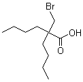 2-(Bromomethyl)-2-butylhexanoic acid Structure,100048-86-0Structure