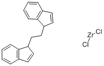 Dichloroethylenebis(indenyl)zirconium(IV), racemic mixture Structure,100080-82-8Structure
