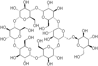 6-O-α-D-葡糖基-α-單環(huán)糊精結構式_10058-19-2結構式