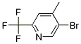 5-Bromo-4-methyl-2-(trifluoromethyl)pyridine Structure,1010422-51-1Structure