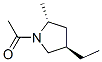 反式-(9CI)-1-乙?；?4-乙基-2-甲基吡咯烷結(jié)構(gòu)式_101347-72-2結(jié)構(gòu)式