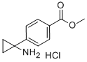 Benzoic acid, 4-(1-aminocyclopropyl)-, methyl ester, hydrochloride (1:1)Structure,1014645-87-4Structure Benzoic acid, 4-(1-aminocyclopropyl)-, methyl ester, hydrochloride (1:1) Structure,1014645-87-4Structure