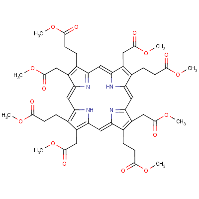 Uroporphyrin i octamethyl esterStructure,10170-03-3Structure Uroporphyrin i octamethyl ester Structure,10170-03-3Structure