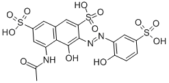 1-Hydroxy-2-(2-hydroxy-5-sulfo-phenylazo)-3,6-disulfo-8-acetamino-naphthalineStructure,101708-53-6Structure 1-Hydroxy-2-(2-hydroxy-5-sulfo-phenylazo)-3,6-disulfo-8-acetamino-naphthaline Structure,101708-53-6Structure