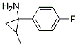 Cyclopropanamine, 1-(4-fluorophenyl)-2-methyl-Structure,1017434-59-1Structure Cyclopropanamine, 1-(4-fluorophenyl)-2-methyl- Structure,1017434-59-1Structure