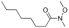 N-methoxy-n-methyloctanamideStructure,101858-33-7Structure N-methoxy-n-methyloctanamide Structure,101858-33-7Structure