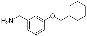 (3-(Cyclohexylmethoxy)phenyl)methanamine Structure,1019128-90-5Structure
