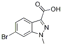 6-Bromo-1-methyl-1h-indazole-3-carboxylic acidStructure,1021859-29-9Structure 6-Bromo-1-methyl-1h-indazole-3-carboxylic acid Structure,1021859-29-9Structure