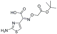 (Z)-2-(2-氨基噻唑-4-基)-2-(1-羧基-1-甲基)乙氧亞氨基乙酸結(jié)構(gòu)式_102507-85-7結(jié)構(gòu)式