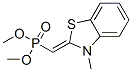(z)-(9ci)-[(3-甲基-2(3h)-苯并噻唑)甲基]-磷酸二甲酯結(jié)構(gòu)式_102834-87-7結(jié)構(gòu)式