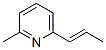 (9CI)-2-甲基-6-(1-丙烯基)-吡啶結(jié)構式_102877-44-1結(jié)構式