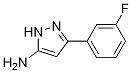3-(3-氟苯)-1H-吡唑-5-胺結(jié)構(gòu)式_1028842-99-0結(jié)構(gòu)式