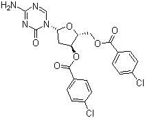 3,5-Di-o-p-chlorobenzoyl-2-deoxy-5-azacytosine Structure,1034301-08-0Structure