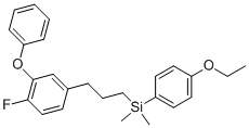 Silafluofen reference material Structure,105024-66-6Structure