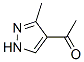 Ethanone, 1-(3-methyl-1h-pyrazol-4-yl)-(9ci)Structure,105224-04-2Structure Ethanone, 1-(3-methyl-1h-pyrazol-4-yl)-(9ci) Structure,105224-04-2Structure
