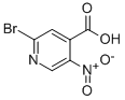 2-Bromo-5-nitro-4-pyridinecarboxylic acid Structure,1053655-82-5Structure