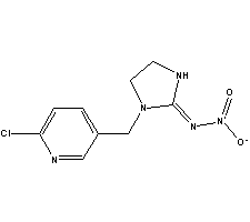 吡蟲(chóng)啉結(jié)構(gòu)式_105827-78-9結(jié)構(gòu)式
