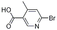 6-Bromo-4-methylnicotinic acidStructure,1060804-74-1Structure 6-Bromo-4-methylnicotinic acid Structure,1060804-74-1Structure