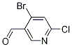 4-Bromo-6-chloronicotinaldehyde Structure,1060805-64-2Structure