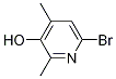 6-Bromo-2,4-dimethyl-3-hydroxypyridine Structure,1062541-78-9Structure