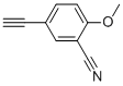 5-Ethynyl-2-methoxybenzonitrileStructure,1062617-60-0Structure 5-Ethynyl-2-methoxybenzonitrile Structure,1062617-60-0Structure