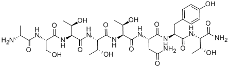 D-ala-ser-thr-thr-thr-asn-tyr-thr-nh2Structure,106362-34-9Structure D-ala-ser-thr-thr-thr-asn-tyr-thr-nh2 Structure,106362-34-9Structure