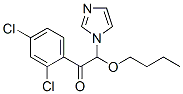 Ethanone, 2-butoxy-1-(2,4-dichlorophenyl)-2-(1h-imidazol-1-yl)-Structure,106837-08-5Structure Ethanone, 2-butoxy-1-(2,4-dichlorophenyl)-2-(1h-imidazol-1-yl)- Structure,106837-08-5Structure