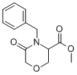 Methyl 4-Benzyl-5-oxo-morpholine-3-carboxylate Structure,106910-81-0Structure