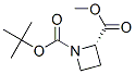 (S)-n-boc-氮雜丁烷-2-羧酸甲酯結(jié)構(gòu)式_107020-12-2結(jié)構(gòu)式