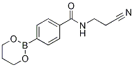 N-(2-cyanoethyl)-4-(1,3,2-dioxaborinan-2-yl)benzamideStructure,1073372-08-3Structure N-(2-cyanoethyl)-4-(1,3,2-dioxaborinan-2-yl)benzamide Structure,1073372-08-3Structure