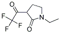 (9ci)-1-乙基-3-(三氟乙?；?-2-吡咯烷酮結(jié)構(gòu)式_107470-29-1結(jié)構(gòu)式
