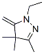 1H-pyrazole, 1-ethyl-4,5-dihydro-3,4,4-trimethyl-5-methylene-Structure,107535-57-9Structure 1H-pyrazole, 1-ethyl-4,5-dihydro-3,4,4-trimethyl-5-methylene- Structure,107535-57-9Structure