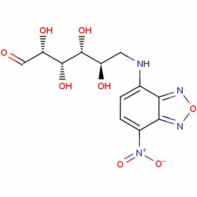 (2R,3S,4R,5R)-2,3,4,5-四羥基-6-[(4-硝基-2,1,3-苯并惡二唑-7-基)氨基]己醛結構式_108708-22-1結構式