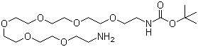 BocNH-PEG6-CH2CH2NH2結(jié)構(gòu)式_1091627-77-8結(jié)構(gòu)式