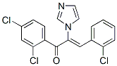 3-(2-氯苯基)-1-(2,4-二氯苯基)-2-(1H-咪唑-1-基)-2-丙烯-1-酮結(jié)構(gòu)式_110241-50-4結(jié)構(gòu)式