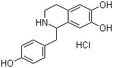 6,7-Dihydroxy-1-(4-hydroxybenzyl)-1,2,3,4-tetrahydroisoquinoline hydrochloride Structure,11041-94-4Structure