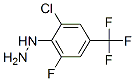 2-Chloro-6-fluoro-4-(trifluoromethyl)-phenylhydrazine Structure,110499-66-6Structure