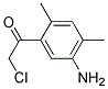 Ethanone, 1-(5-amino-2,4-dimethylphenyl)-2-chloro-(9ci)Structure,110872-51-0Structure Ethanone, 1-(5-amino-2,4-dimethylphenyl)-2-chloro-(9ci) Structure,110872-51-0Structure