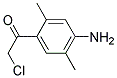 Ethanone, 1-(4-amino-2,5-dimethylphenyl)-2-chloro-(9ci)Structure,110872-53-2Structure Ethanone, 1-(4-amino-2,5-dimethylphenyl)-2-chloro-(9ci) Structure,110872-53-2Structure