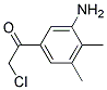 Ethanone, 1-(3-amino-4,5-dimethylphenyl)-2-chloro-(9ci)Structure,110872-55-4Structure Ethanone, 1-(3-amino-4,5-dimethylphenyl)-2-chloro-(9ci) Structure,110872-55-4Structure