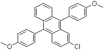 9,10-Bis(4-methoxyphenyl)-2-chloroanthracene Structure,110904-87-5Structure