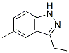 1H-indazole, 3-ethyl-5-methyl-Structure,110967-34-5Structure 1H-indazole, 3-ethyl-5-methyl- Structure,110967-34-5Structure