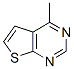(9CI)-4-甲基-噻吩并[2,3-d]嘧啶結(jié)構(gòu)式_111079-29-9結(jié)構(gòu)式