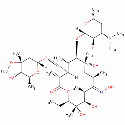 (9E)-erythromycin a oximeStructure,111321-02-9Structure (9E)-erythromycin a oxime Structure,111321-02-9Structure
