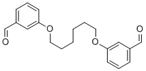 3,3-(1,6-Hexanediyldioxy)bisbenzaldehydeStructure,112116-24-2Structure 3,3-(1,6-Hexanediyldioxy)bisbenzaldehyde Structure,112116-24-2Structure