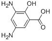 Benzoic acid, 3,5-diamino-2-hydroxy-Structure,112725-89-0Structure Benzoic acid, 3,5-diamino-2-hydroxy- Structure,112725-89-0Structure