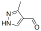 3-Methyl-1H-pyrazole-4-carbaldehyde Structure,112758-40-4Structure