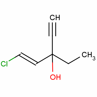 1-Penten-4-yn-3-ol, 1-chloro-3-ethyl-Structure,113-18-8Structure 1-Penten-4-yn-3-ol, 1-chloro-3-ethyl- Structure,113-18-8Structure